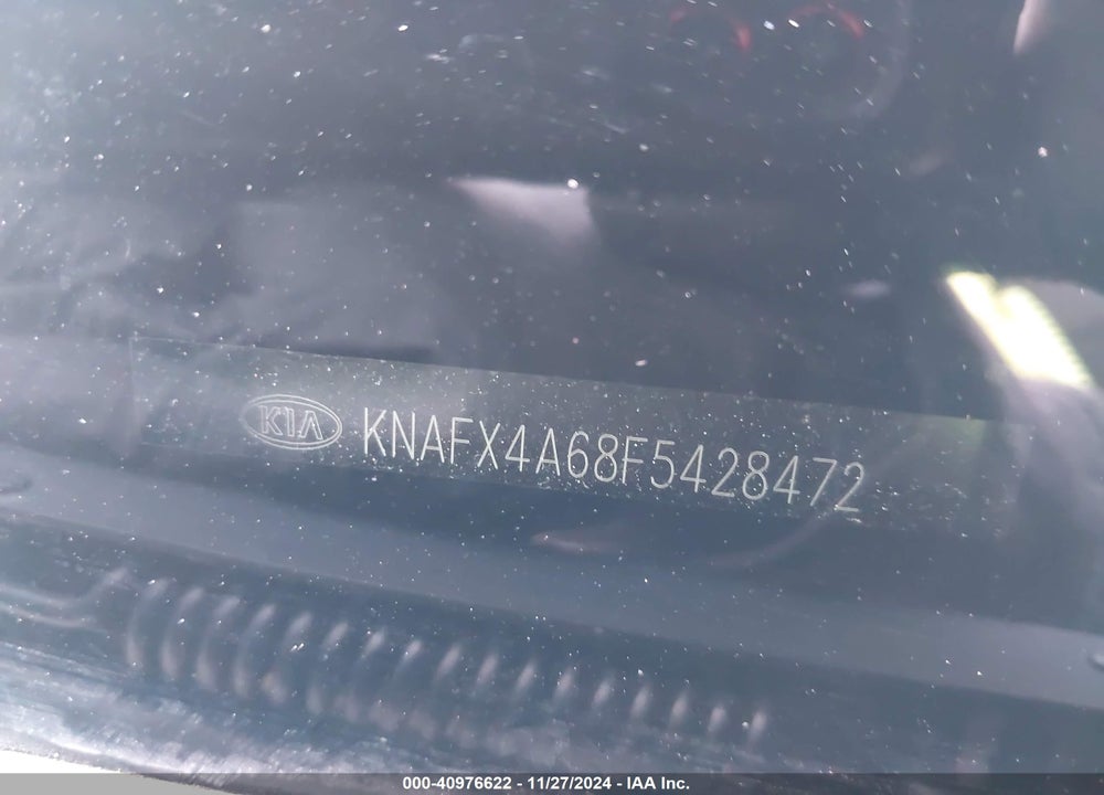 2015 KIA FORTE LX VIN: KNAFX4A68F5428472