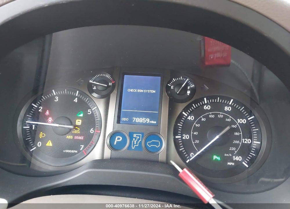 2019 LEXUS GX 460 PREMIUM VIN: JTJBM7FX9K5238877