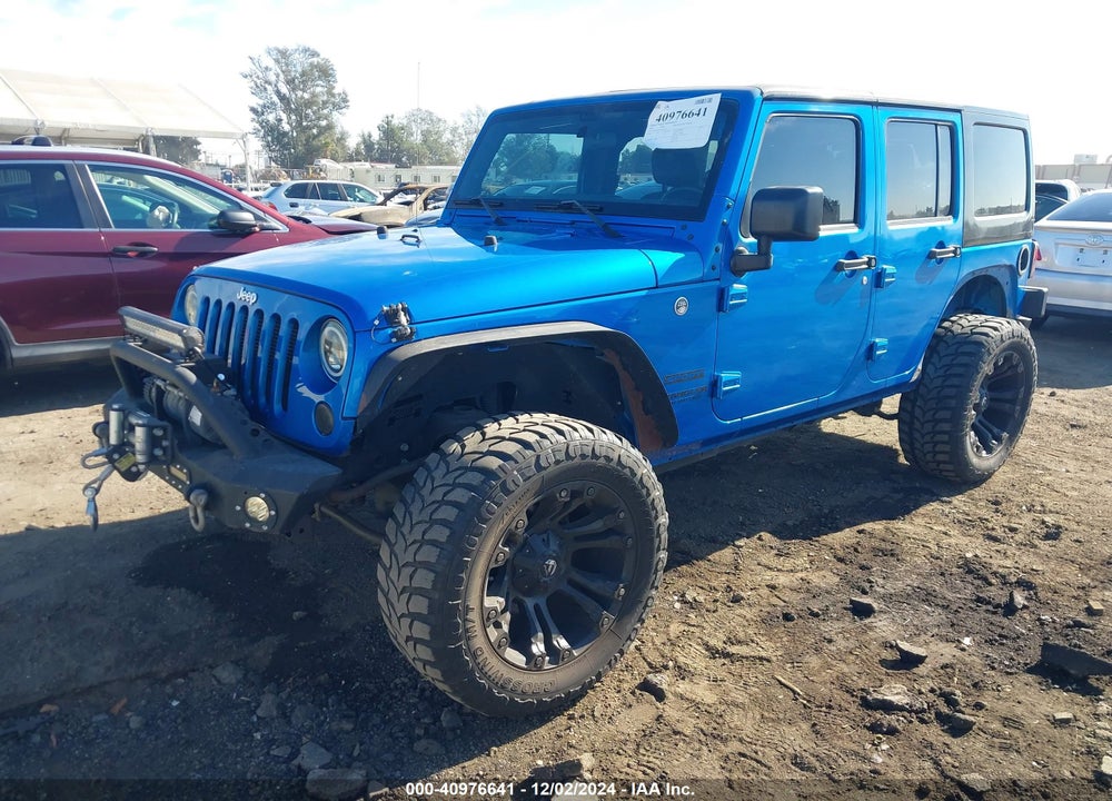 2016 JEEP WRANGLER UNLIMITED SPORT VIN: 1C4BJWDG3GL118150