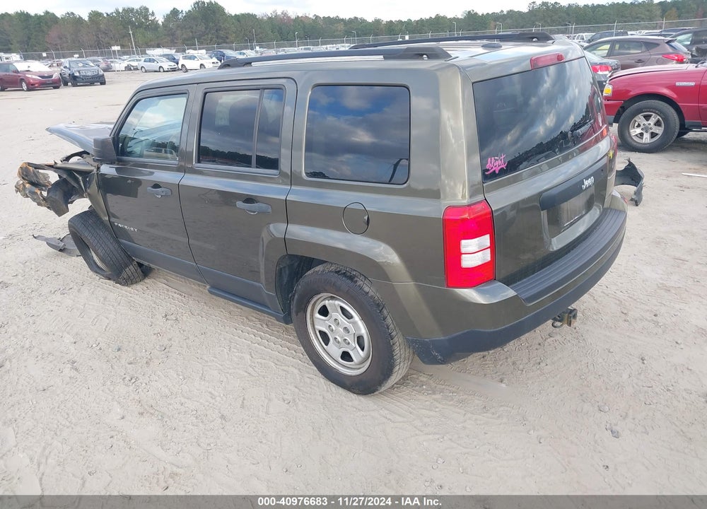 2016 JEEP PATRIOT SPORT VIN: 1C4NJPBA3GD589193