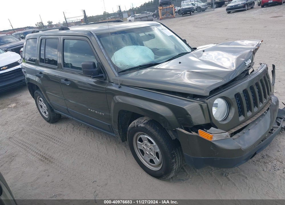 2016 JEEP PATRIOT SPORT VIN: 1C4NJPBA3GD589193