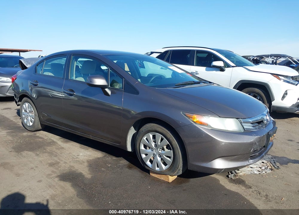 2012 HONDA CIVIC LX VIN: 2HGFB2F59CH569336