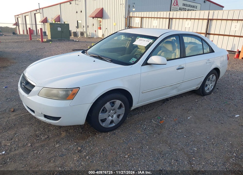 2008 HYUNDAI SONATA GLS VIN: 5NPET46C18H374928