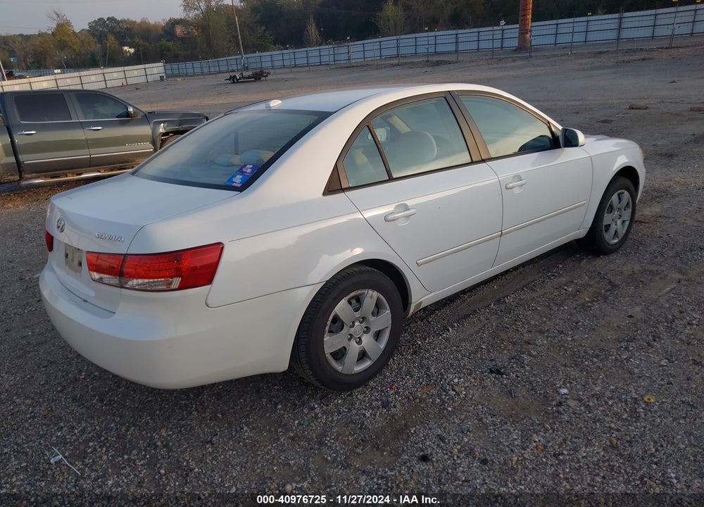 2008 HYUNDAI SONATA GLS VIN: 5NPET46C18H374928