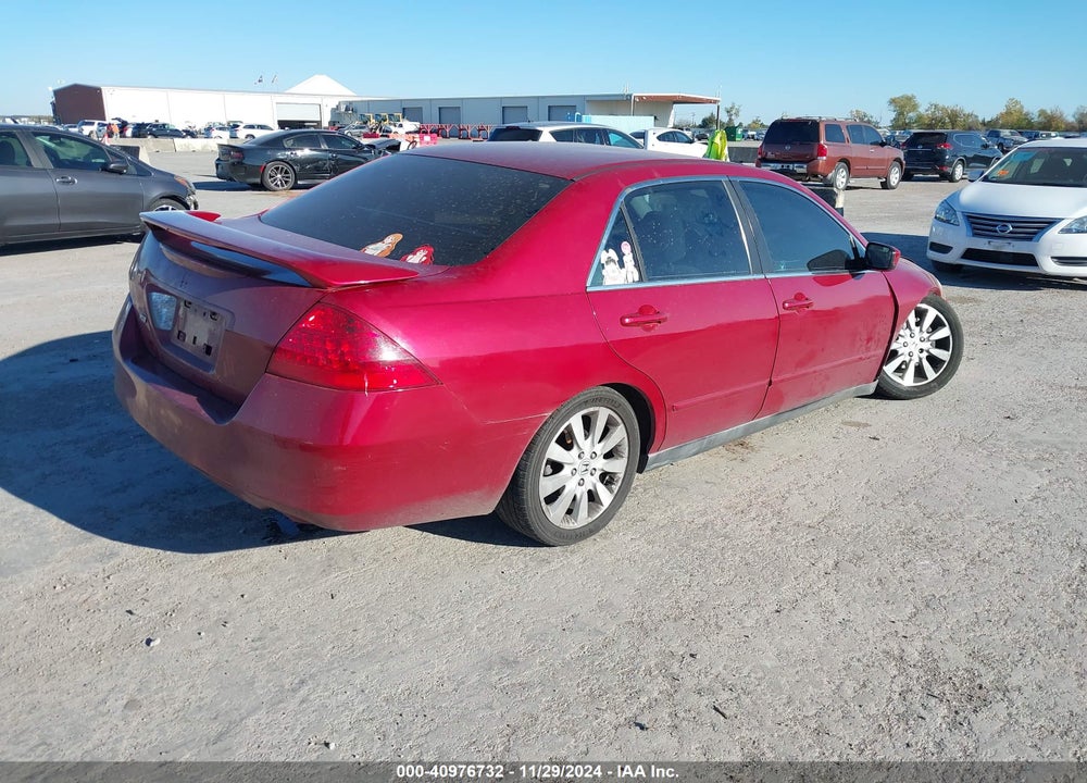 2007 HONDA ACCORD 3.0 LX VIN: 1HGCM66387A022436