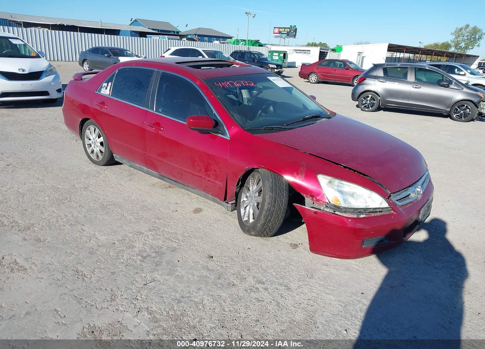 2007 HONDA ACCORD 3.0 LX VIN: 1HGCM66387A022436