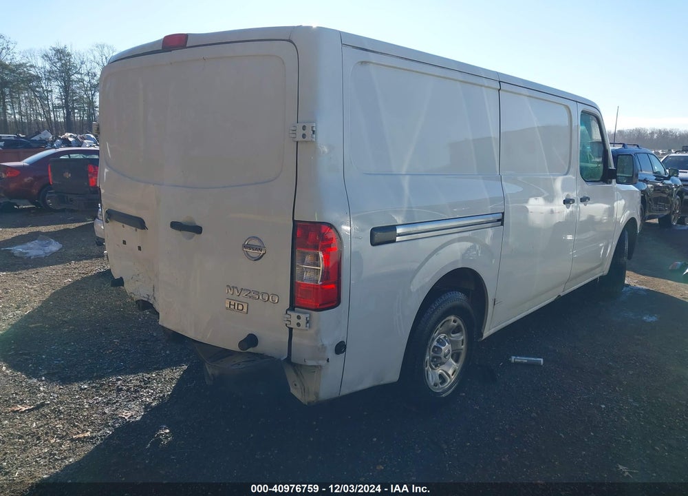 2015 NISSAN NV CARGO NV2500 HD SV V6 VIN: 1N6BF0KY5FN807665