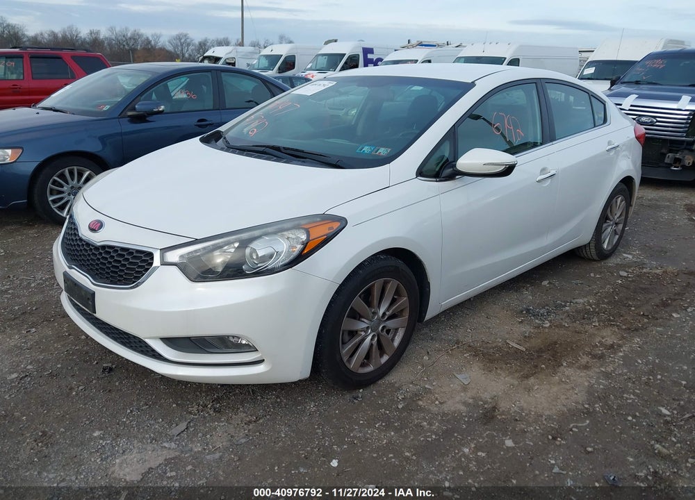 2014 KIA FORTE EX VIN: KNAFX4A84E5113989
