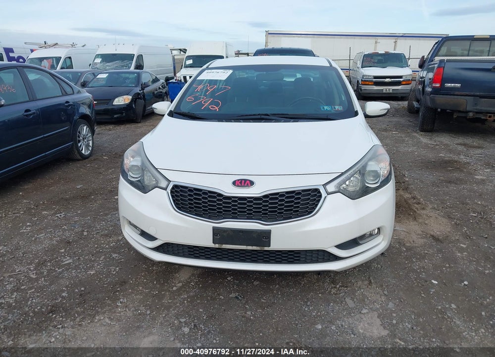 2014 KIA FORTE EX VIN: KNAFX4A84E5113989