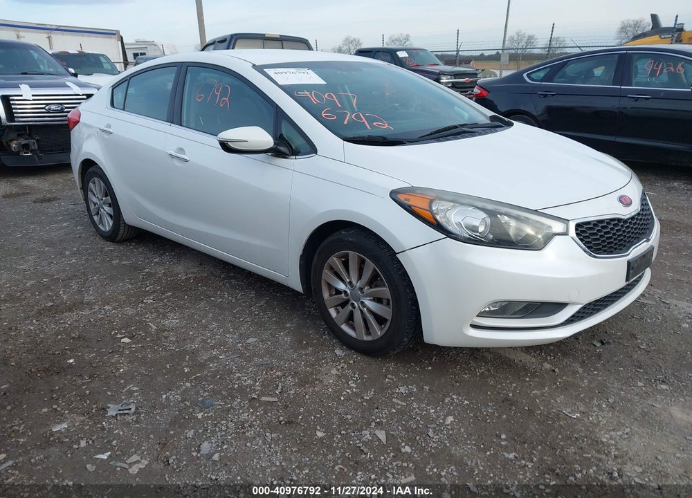 2014 KIA FORTE EX VIN: KNAFX4A84E5113989