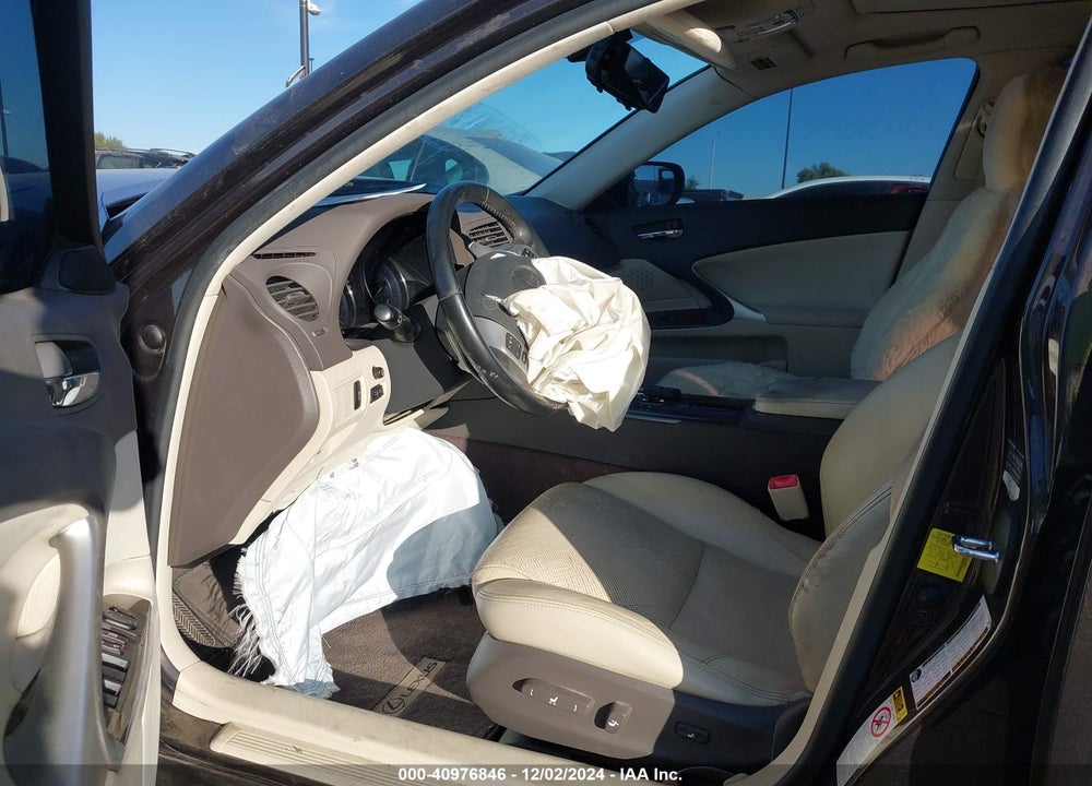 2012 LEXUS IS 250 VIN: JTHBF5C2XC5170261