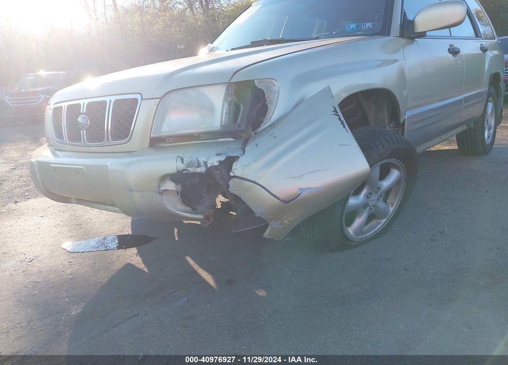 2001 SUBARU FORESTER S VIN: JF1SF655X1H726973
