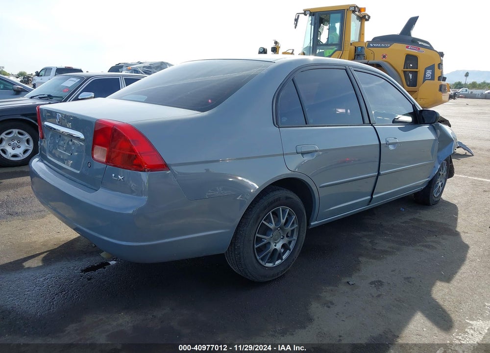 2002 HONDA CIVIC LX VIN: 2HGES16652H524228
