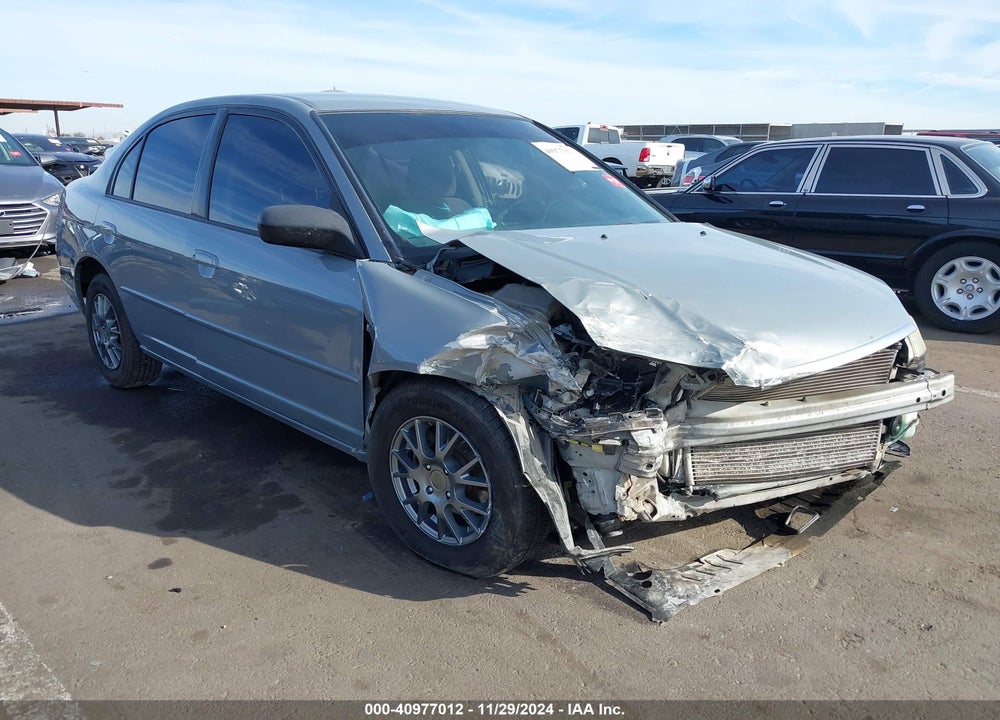 2002 HONDA CIVIC LX VIN: 2HGES16652H524228