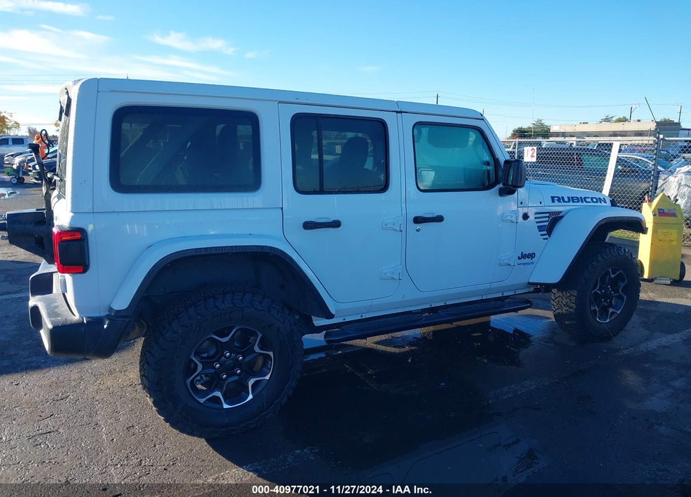2021 JEEP WRANGLER 4XE UNLIMITED RUBICON 4X4 VIN: 1C4JJXR62MW770074