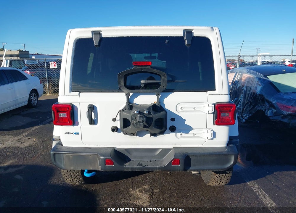 2021 JEEP WRANGLER 4XE UNLIMITED RUBICON 4X4 VIN: 1C4JJXR62MW770074