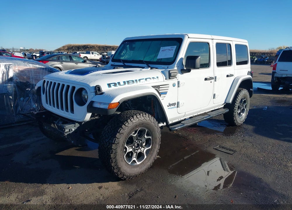 2021 JEEP WRANGLER 4XE UNLIMITED RUBICON 4X4 VIN: 1C4JJXR62MW770074