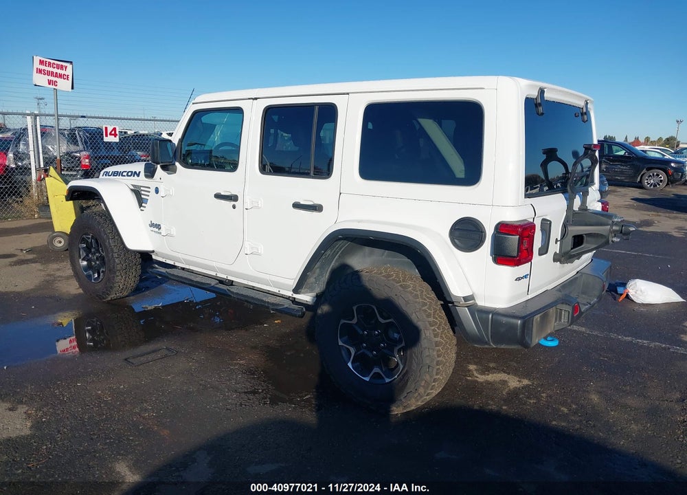 2021 JEEP WRANGLER 4XE UNLIMITED RUBICON 4X4 VIN: 1C4JJXR62MW770074