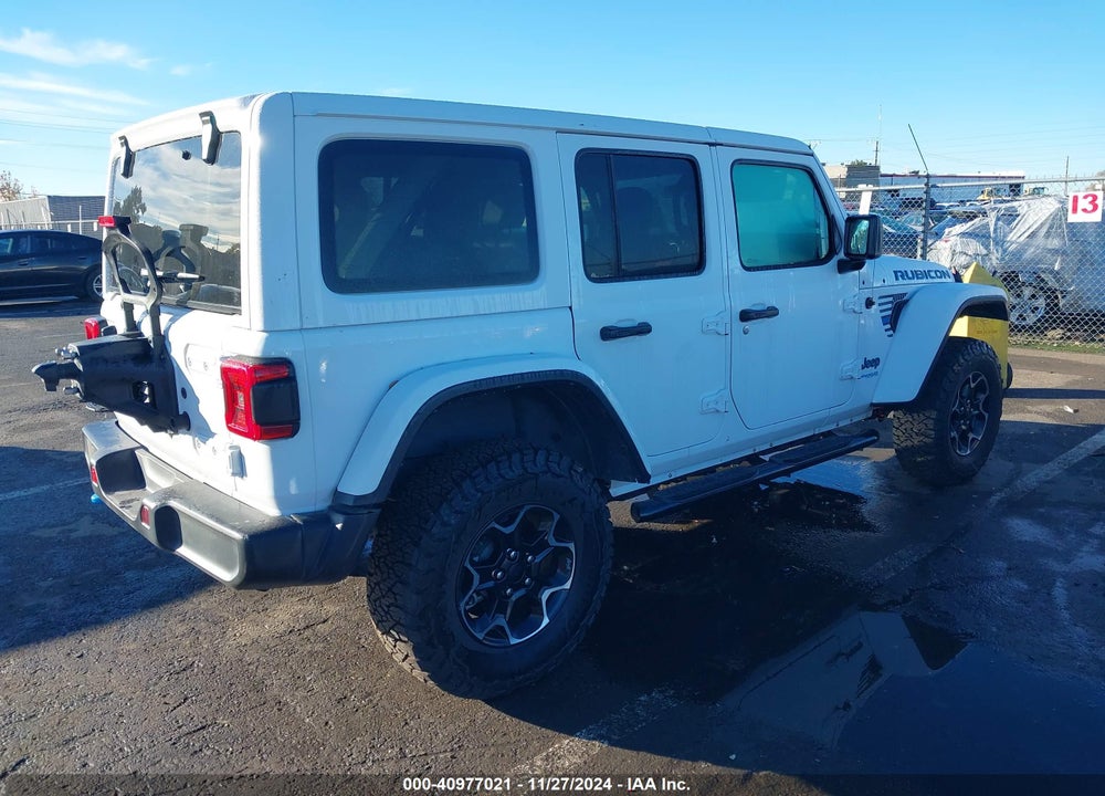 2021 JEEP WRANGLER 4XE UNLIMITED RUBICON 4X4 VIN: 1C4JJXR62MW770074