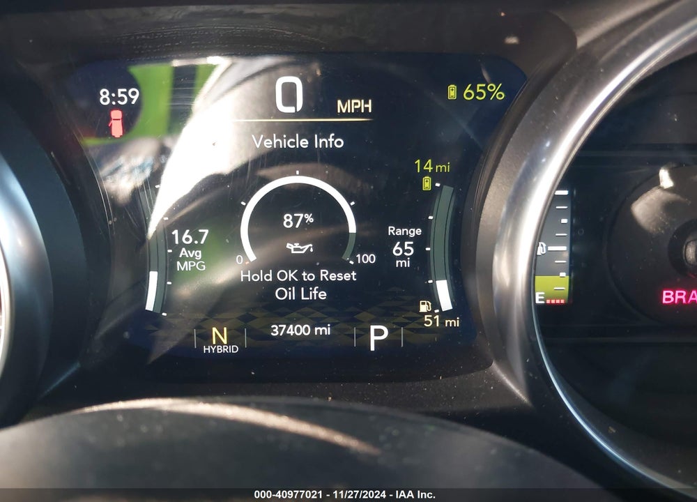 2021 JEEP WRANGLER 4XE UNLIMITED RUBICON 4X4 VIN: 1C4JJXR62MW770074