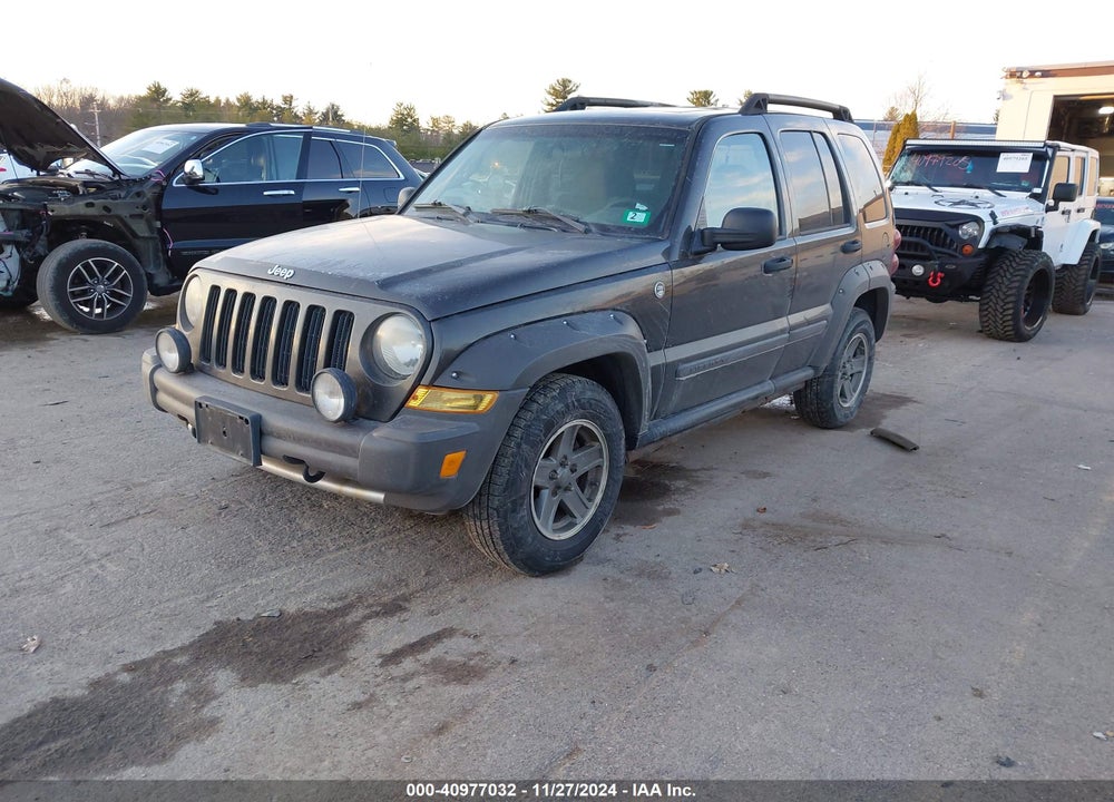 2005 JEEP LIBERTY RENEGADE VIN: 1J4GL38K75W725591