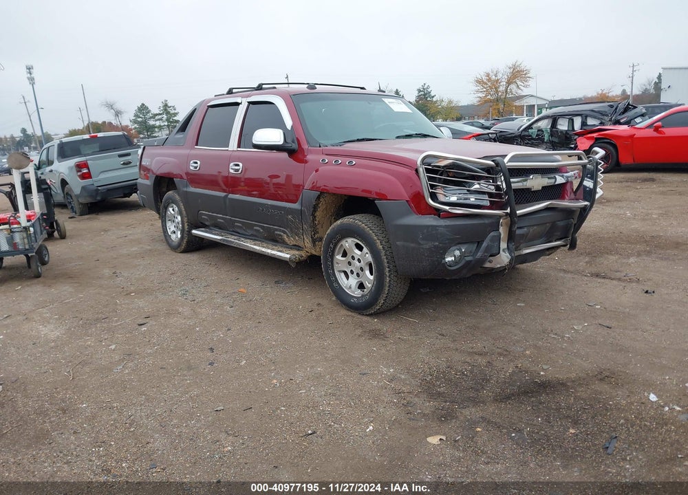 2004 CHEVROLET AVALANCHE 1500 VIN: 3GNEK12T44G202300