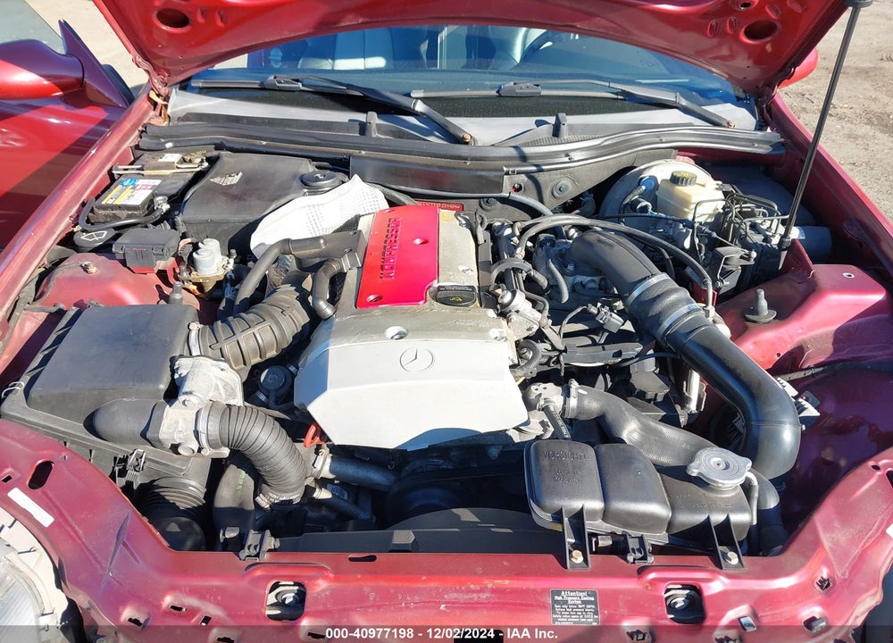 1999 MERCEDES-BENZ SLK 230 KOMPRESSOR VIN: WDBKK47FXXF124464
