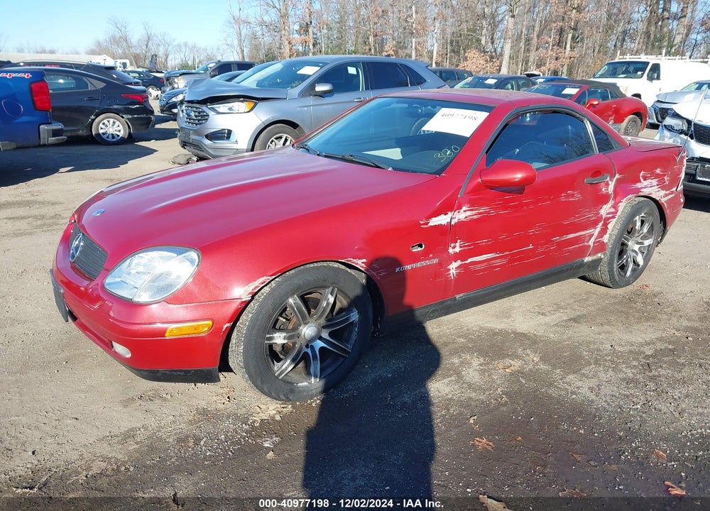 1999 MERCEDES-BENZ SLK 230 KOMPRESSOR VIN: WDBKK47FXXF124464