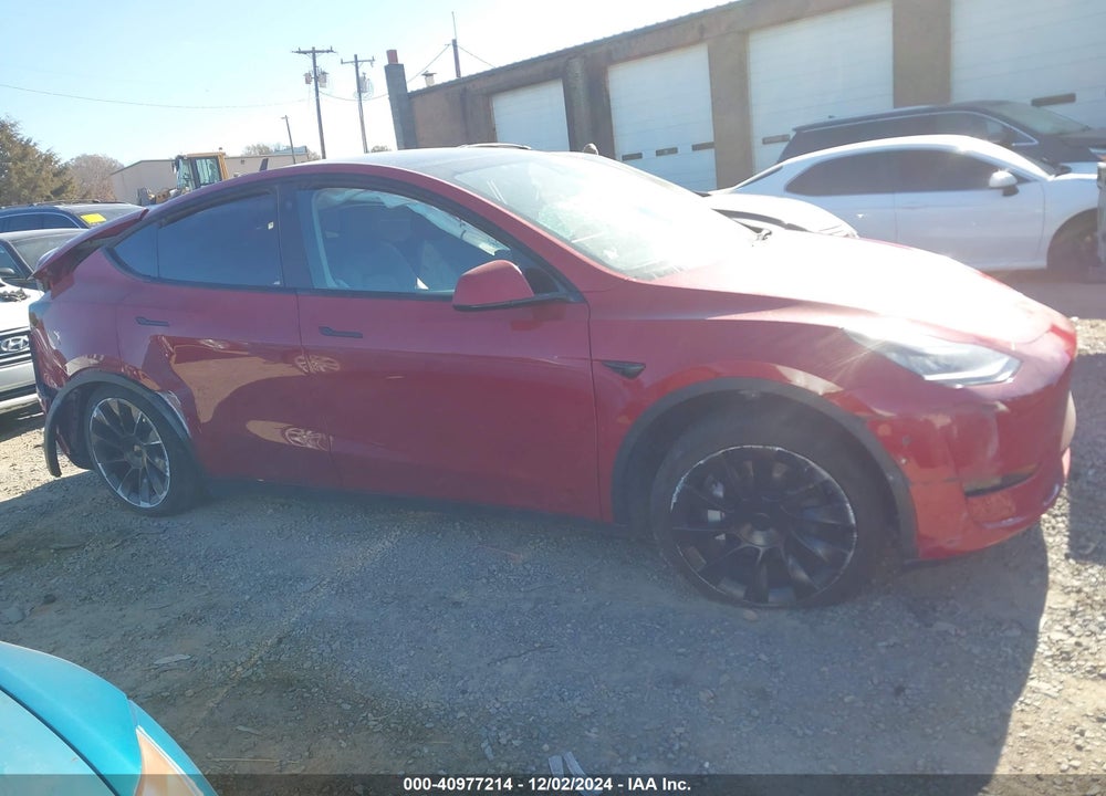 2021 TESLA MODEL Y LONG RANGE DUAL MOTOR ALL-WHEEL DRIVE VIN: 5YJYGDEE0MF300199