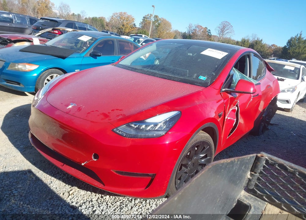 2021 TESLA MODEL Y LONG RANGE DUAL MOTOR ALL-WHEEL DRIVE VIN: 5YJYGDEE0MF300199
