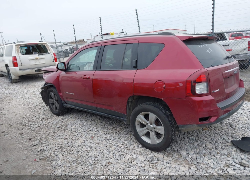 2017 JEEP COMPASS LATITUDE 4X4 VIN: 1C4NJDEB7HD154214