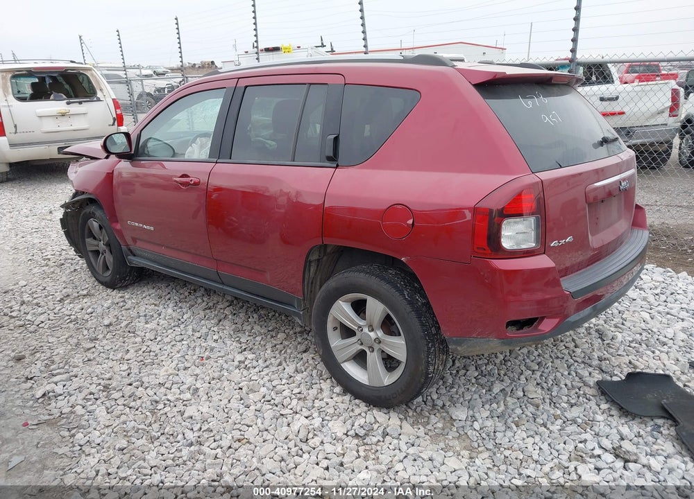 2017 JEEP COMPASS LATITUDE 4X4 VIN: 1C4NJDEB7HD154214