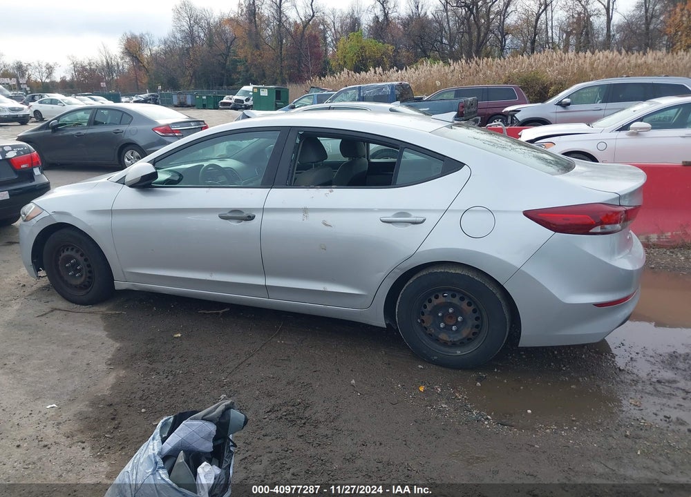 2017 HYUNDAI ELANTRA SE VIN: KMHD74LF7HU109561