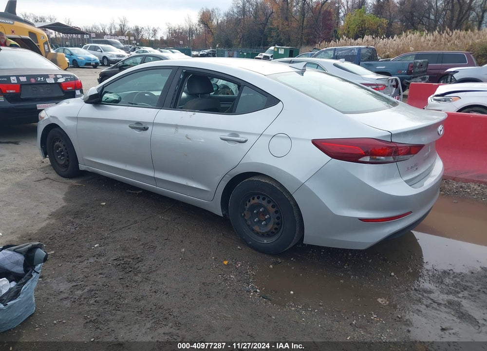2017 HYUNDAI ELANTRA SE VIN: KMHD74LF7HU109561