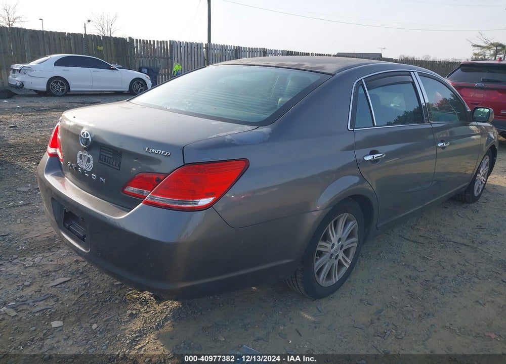 2007 TOYOTA AVALON LIMITED VIN: 4T1BK36BX7U217079