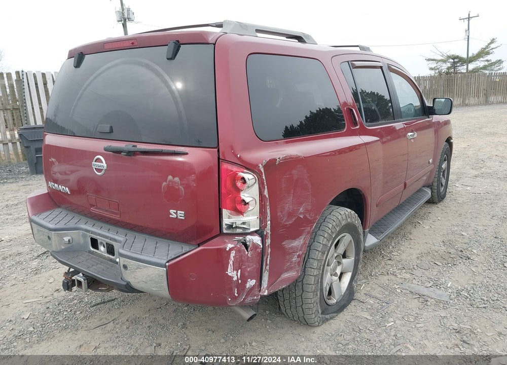 2005 NISSAN ARMADA SE VIN: 5N1AA08B45N734816
