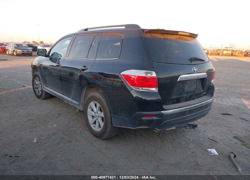 2012 TOYOTA HIGHLANDER SE V6 VIN: 5TDBK3EH1CS168914