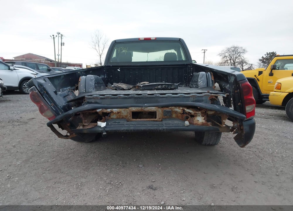 2005 CHEVROLET SILVERADO 1500 WORK TRUCK VIN: 1GCEC14X65Z196927