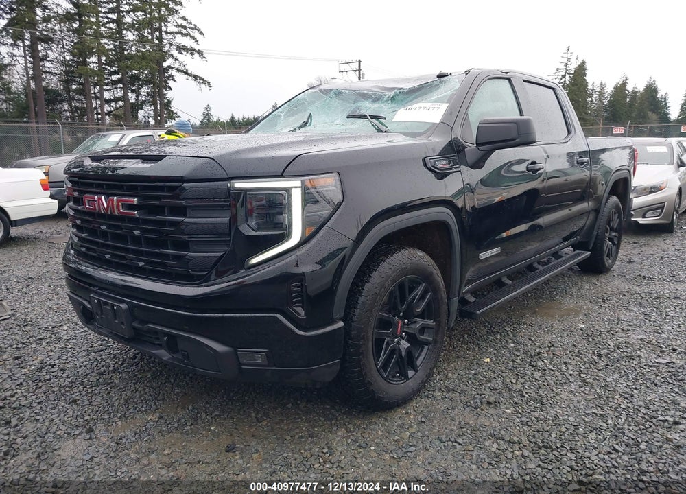 2022 GMC SIERRA 1500 4WD SHORT BOX ELEVATION WITH 3SB VIN: 3GTUUCET4NG517587