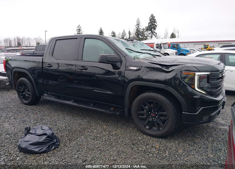 2022 GMC SIERRA 1500 4WD SHORT BOX ELEVATION WITH 3SB VIN: 3GTUUCET4NG517587