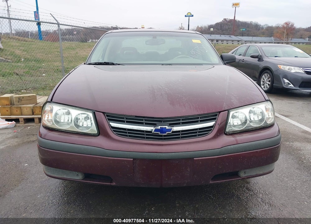 2003 CHEVROLET IMPALA LS VIN: 2G1WH52K539259665