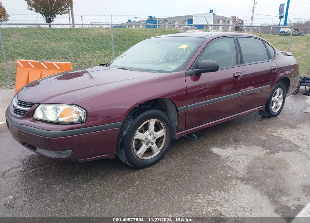 2003 CHEVROLET IMPALA LS VIN: 2G1WH52K539259665
