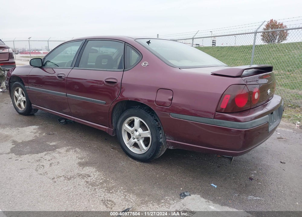 2003 CHEVROLET IMPALA LS VIN: 2G1WH52K539259665