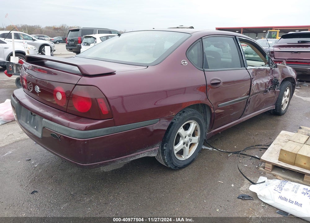 2003 CHEVROLET IMPALA LS VIN: 2G1WH52K539259665