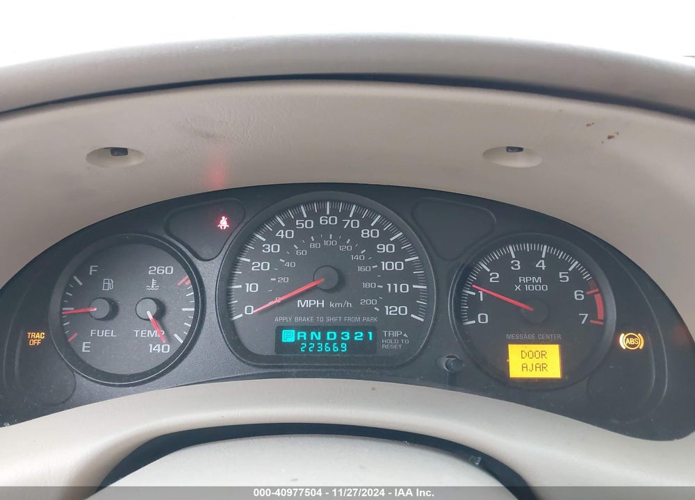 2003 CHEVROLET IMPALA LS VIN: 2G1WH52K539259665