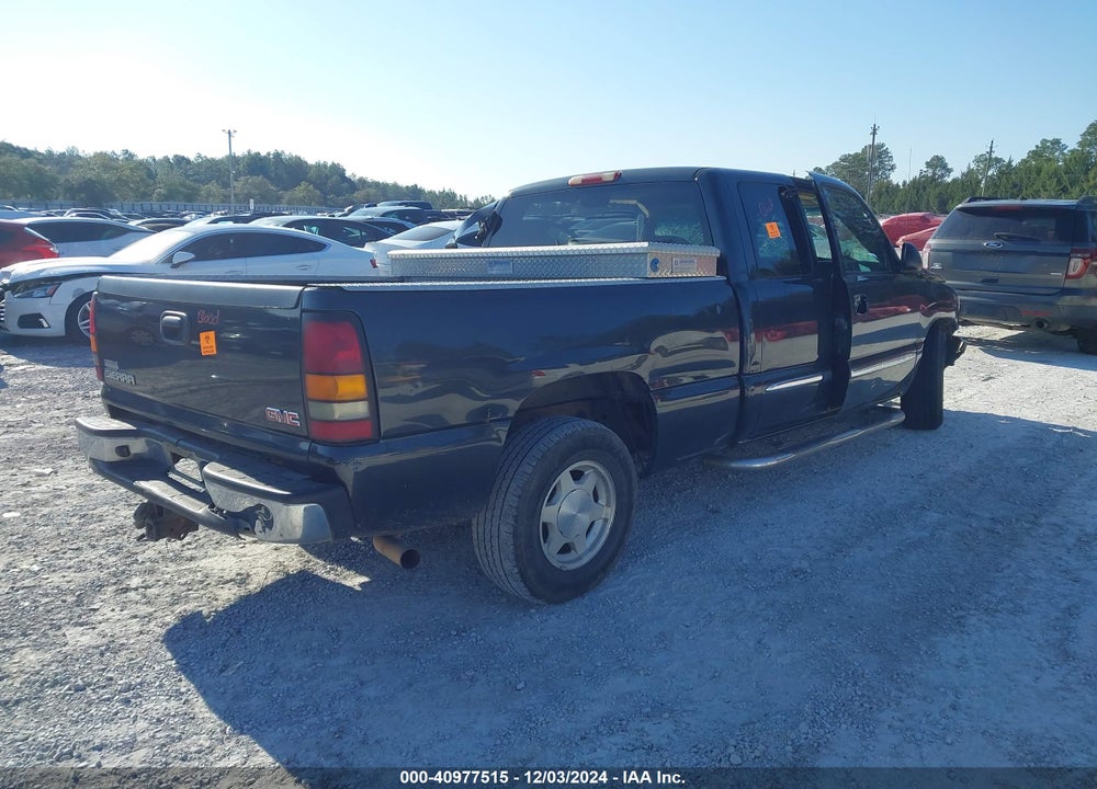 2004 GMC SIERRA 1500 SLE VIN: 2GTEC19T941293195