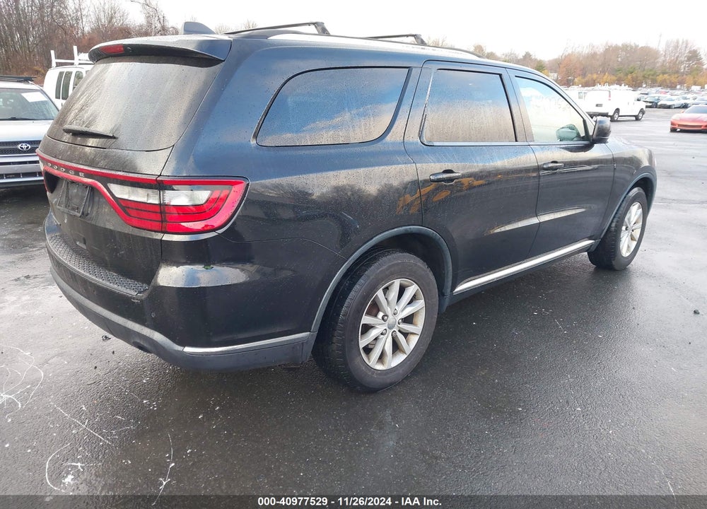 2014 DODGE DURANGO SXT VIN: 1C4RDJAG7EC550637