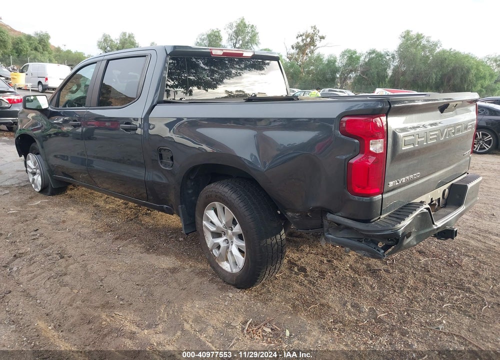 2021 CHEVROLET SILVERADO 1500 2WD SHORT BED CUSTOM VIN: 1GCPWBEK9MZ381271
