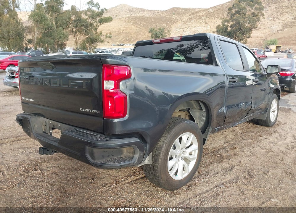 2021 CHEVROLET SILVERADO 1500 2WD SHORT BED CUSTOM VIN: 1GCPWBEK9MZ381271