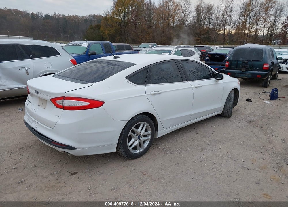 2014 FORD FUSION SE VIN: 3FA6P0H74ER151539